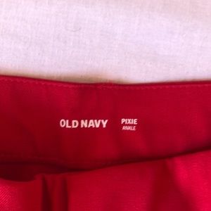 Old navy pixie ankle pants